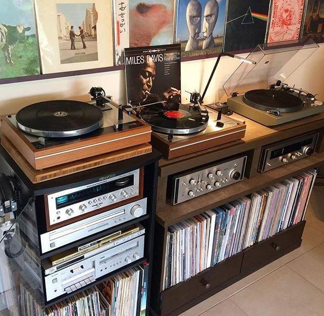 Vinyl records shop
